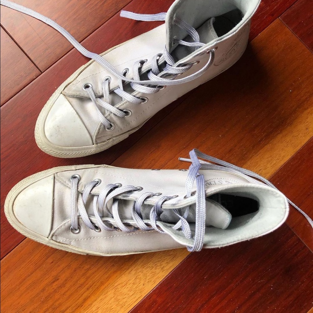 white high top converse